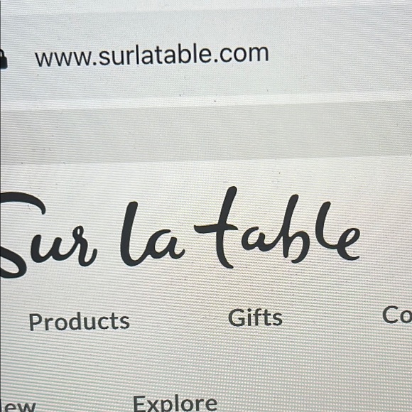 APRON NEW Sur La Table  Patissier Gray Apron w/ adjustable strap,great gift idea - Picture 9 of 16